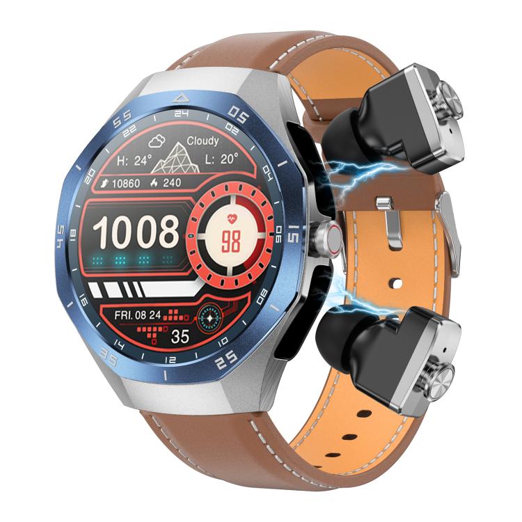 F38 Dual-ear Bluetooth Earphone Smart Watch IP67 Supports Heart Rate Monitoring