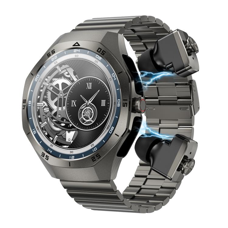 F38 Dual-ear Bluetooth Earphone Smart Watch IP67 Supports Heart Rate Monitoring