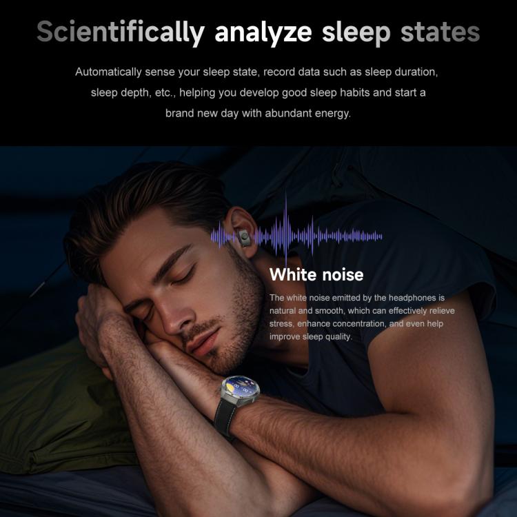 F38 Dual-ear Bluetooth Earphone Smart Watch IP67 Supports Heart Rate Monitoring