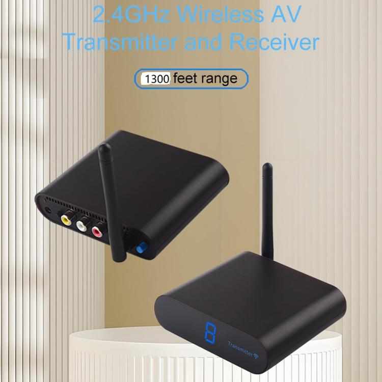 Measy AV240 2.4GHz Wireless Audio / Video Transmitter and Receiver with Infrared Return Function, Distance: 400m
