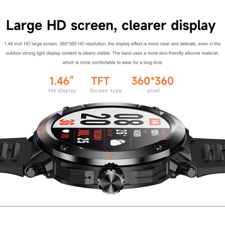 D13 2 in 1 Bluetooth Earphone Smart Call Watch, Support Bluetooth Call / NFC / Health Monitoring