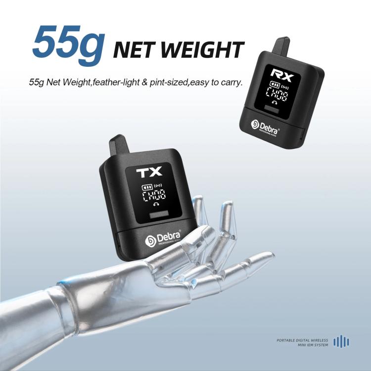 DEBRA ST-mini 2.4G Stereo Wireless Monitor System Transmitter & Receiver