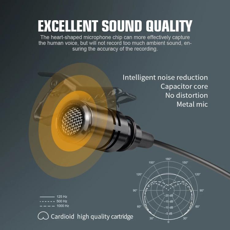 DEBRA DV-01 Wireless Lavalier Microphone TX & RX Outdoor Interview Live Broadcast