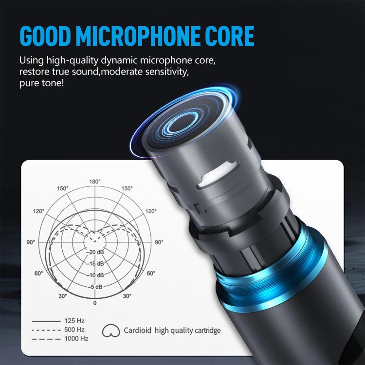 DEBRA UX-400 UHF Wireless Rechargeable Microphone System 4-in-1
