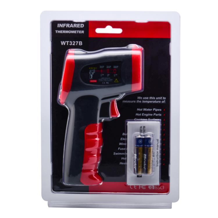 Wintact WT327B portable infrared thermometer, measuring range: -50 to 600 degrees Celsius