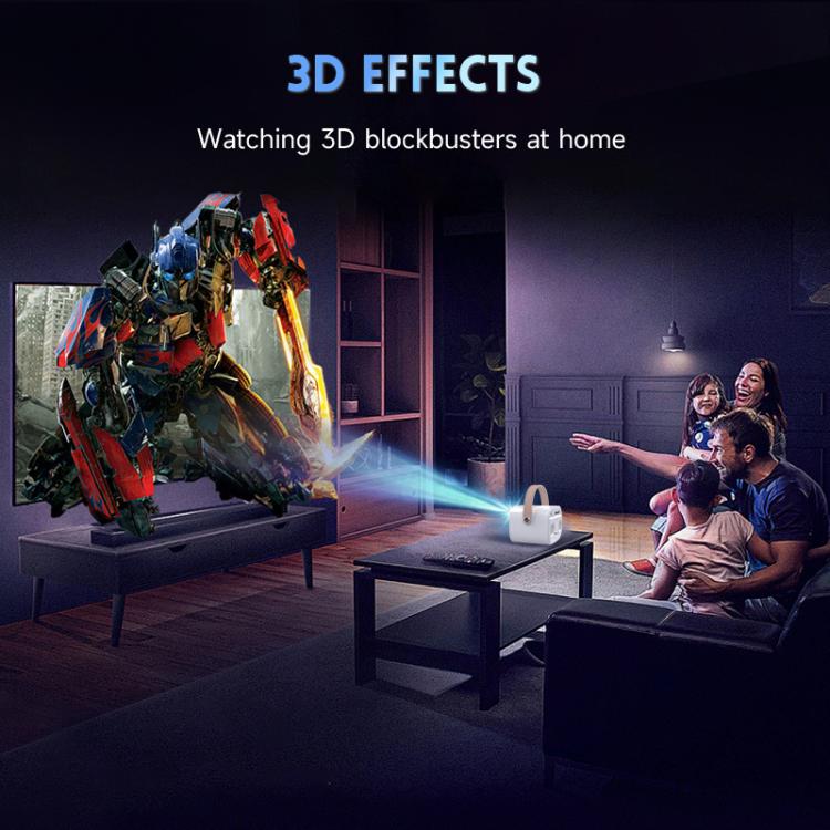 WOWOTO WWT-M8 Android 9 DLP 1920x1080P HD 300ANSI Smart Projector