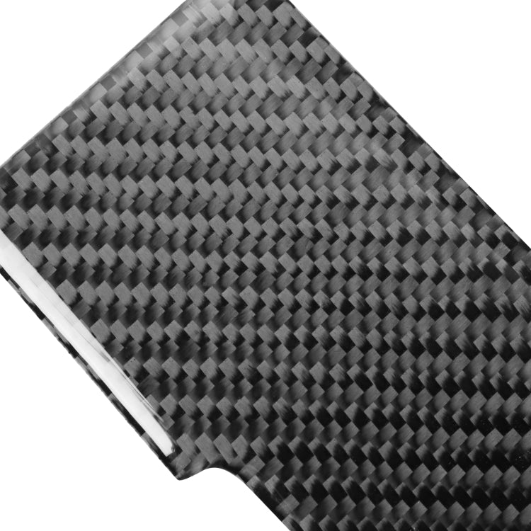 2 in 1 Car Carbon Fiber Gear Panel + Cigarette Lighter Decorative Sticker for Audi Q7 2008-2015, Gear Panel + Cigarette Lighter
