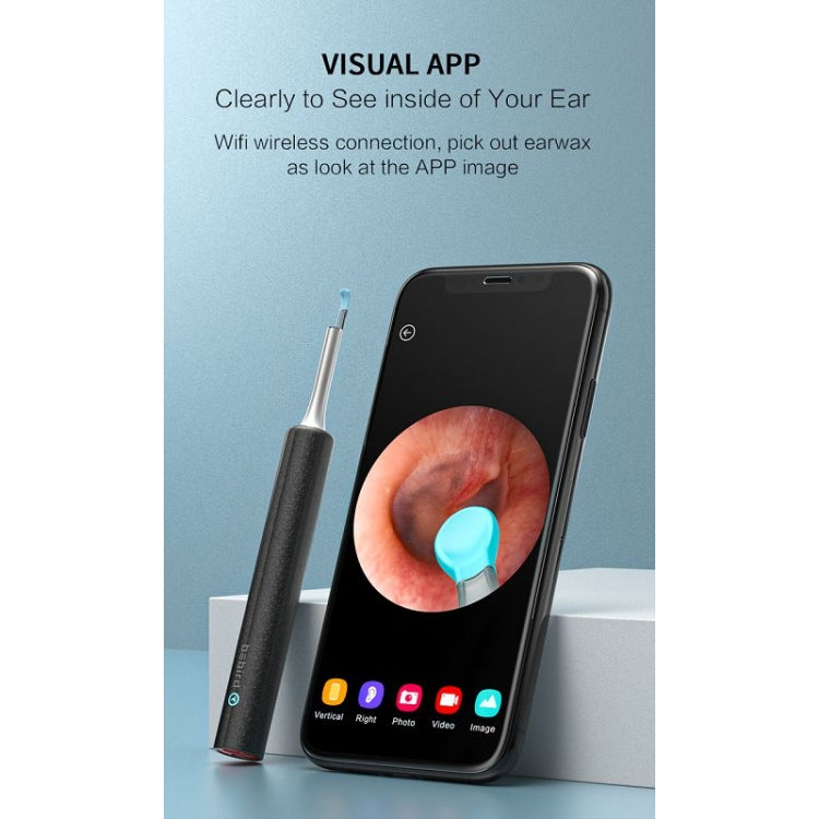 سماعة أذن Bebird C3 Pro 2.4G 3.5mm لاسلكية عالية الدقة مزودة بخاصية الواي فاي و3 ملايين بكسل، سماعة أذن مرئية، C3 Pro (أسود)، C3 Pro (أبيض)، C3 Pro (وردي)، C3 Pro (أخضر)