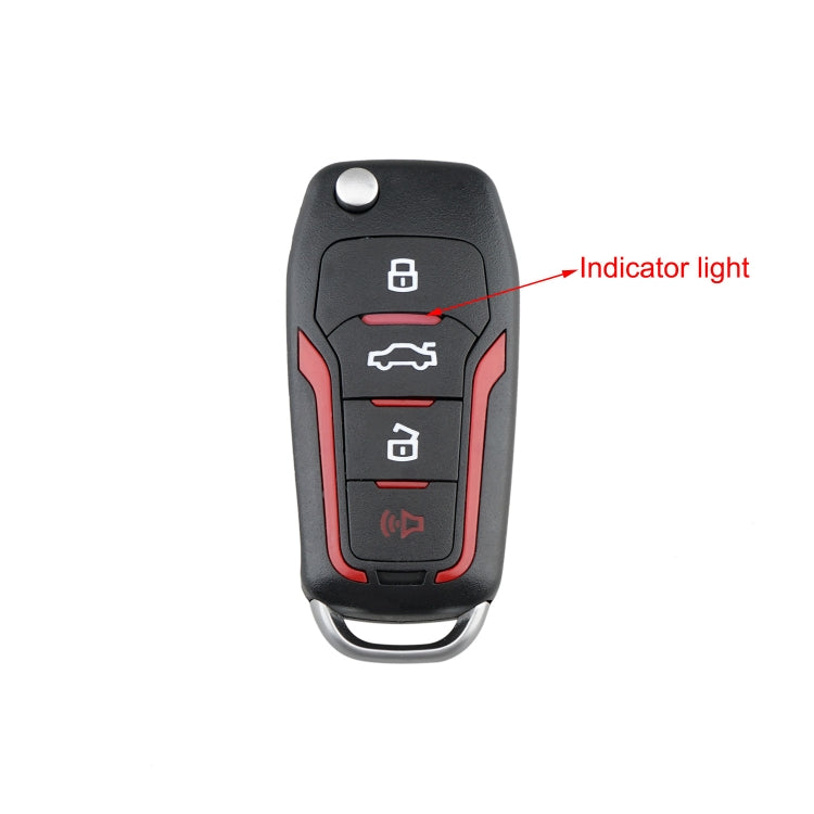 مفتاح سيارة CWTWB1U345، رقاقة 63، تردد واحد 315، لسيارات فورد، قابل للطي بأربعة أزرار، لسيارات فورد