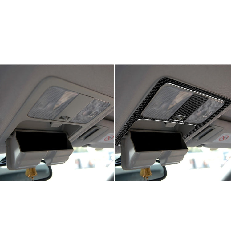 Car Carbon Fiber Hardtop Reading Light Decorative Sticker for Nissan 350z 2006-2009, Hardtop Reading Light