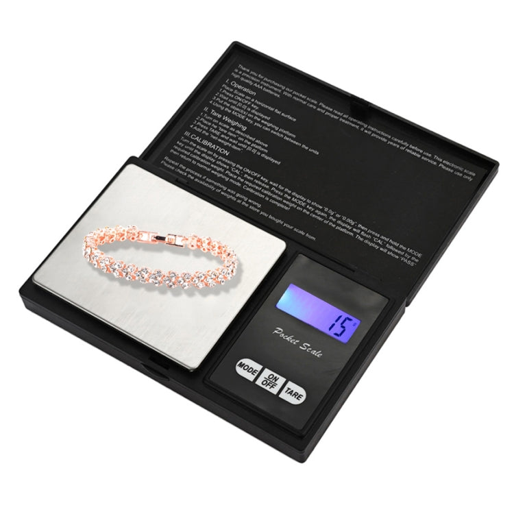 MH-8015 Portable High Precision Electronic Diamond Gold Jewelry Scale (0.01g~100g), Excluding Batteries, MH-8015 100g