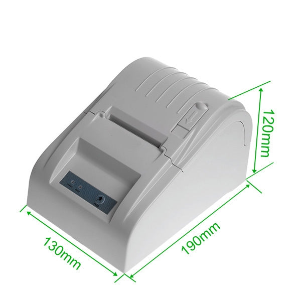 طابعة إيصالات حرارية محمولة POS-5890T بسرعة 90 مم/ثانية، متوافقة مع أوامر ESC/POS، POS-5890T/أسود، POS-5890T/أبيض
