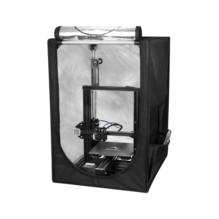 غطاء حماية من رقائق الألومنيوم المقاومة للهب من Creality ثلاثية الأبعاد لطابعة Ender-3، مقاس كبير: 70×75×90 سم، EPR0077A، EPR0077B، EPR0077C