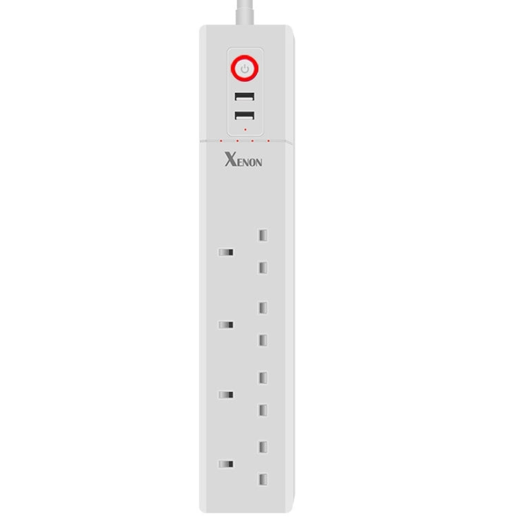 2 x USB Ports + 4 x UK Plug Jack WiFi Remote Control Smart Power Socket Works with Alexa & Google Home, Cable Length: 1.8m, AC 90-265V, UK Plug, 4xUSB + 3xUK Plug(UK Plug)