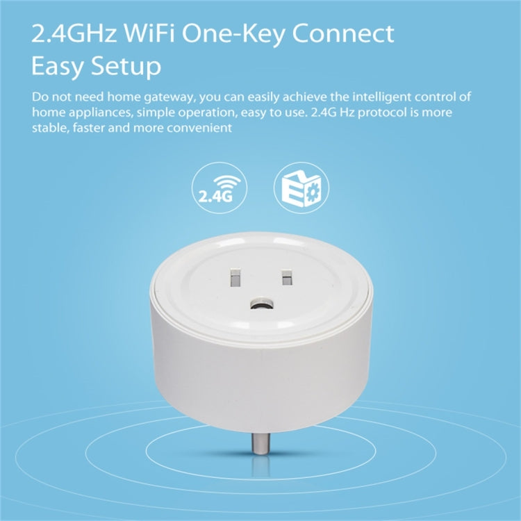 قابس طاقة ذكي أمريكي NEO NAS-WR06W مزود بخاصية WiFi، مع جهاز تحكم عن بُعد لتشغيل/إيقاف تشغيل الجهاز عبر التطبيق ووظيفة التوقيت، NAS-WR06W