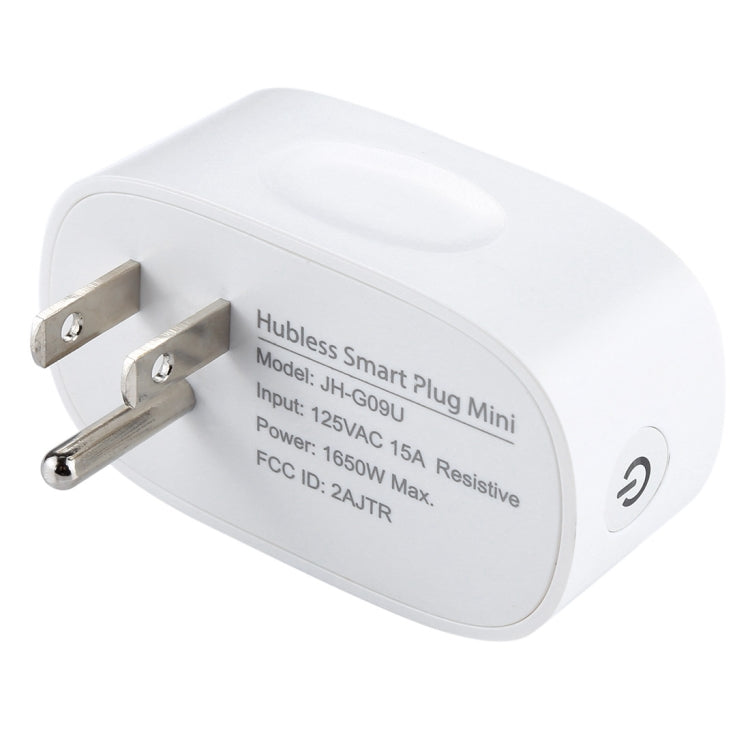 JH-G09U 15A 2.4GHz WiFi Control Hubless Smart Home Power Socket Works with Alexa & Google Home, AC 100-240V, US Plug, JH-G09U