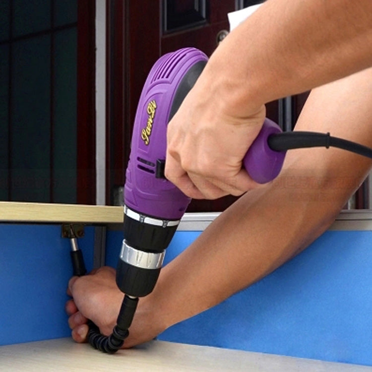 Plastic Rechargeable Drill Electric Screwdriver Dedicated Flexible Shafting Torque Drill Rods, Length: 20cm, Length: 20cm