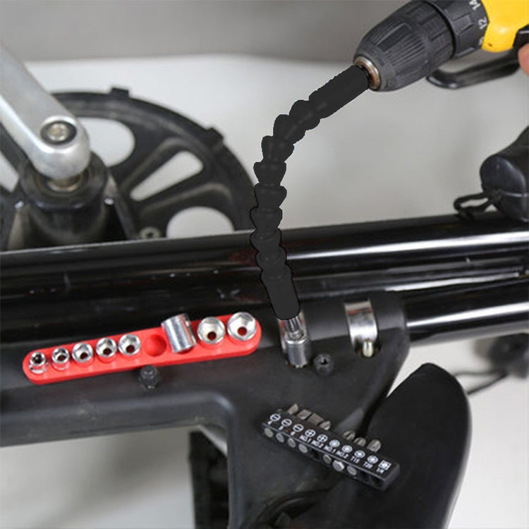 Plastic Rechargeable Drill Electric Screwdriver Dedicated Flexible Shafting Torque Drill Rods, Length: 20cm, Length: 20cm