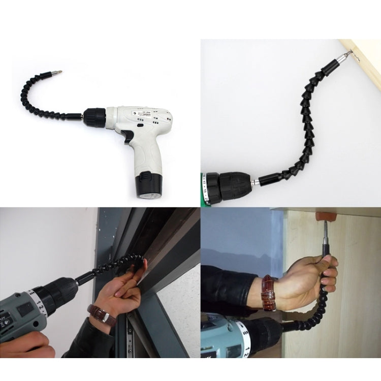 Plastic Rechargeable Drill Electric Screwdriver Dedicated Flexible Shafting Torque Drill Rods, Length: 20cm, Length: 20cm