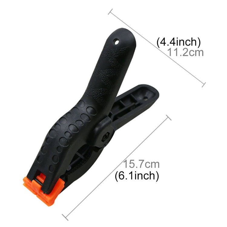 5 PCS Woodworking Photo Studio Photography Backdrop Nylon Clip Support Spring Clamp, Length: 157mm, Length: 157mm