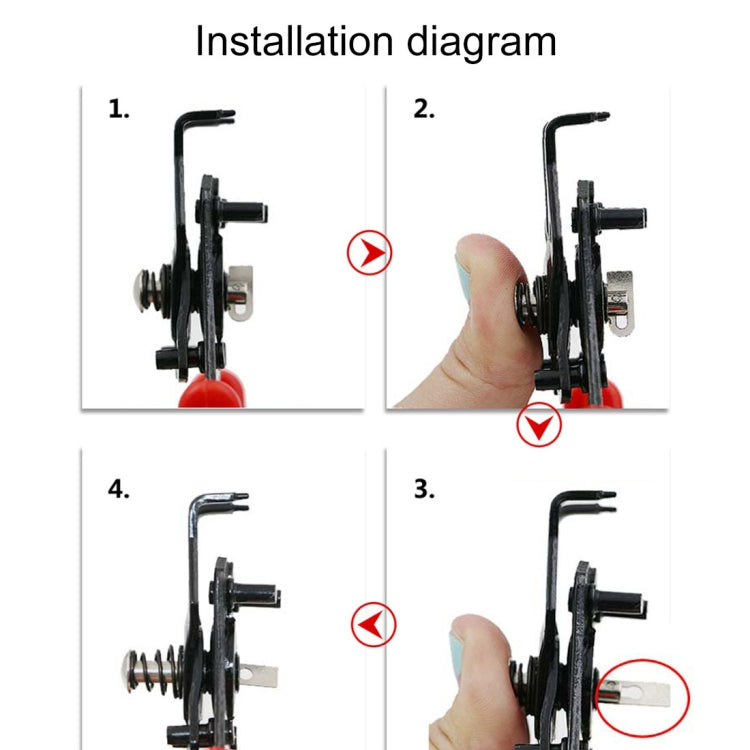 4 in 1 Pliers 10-15mm Snap Ring Circlip Plier Combination Retaining Clip 45-180 Degree, 4 in 1