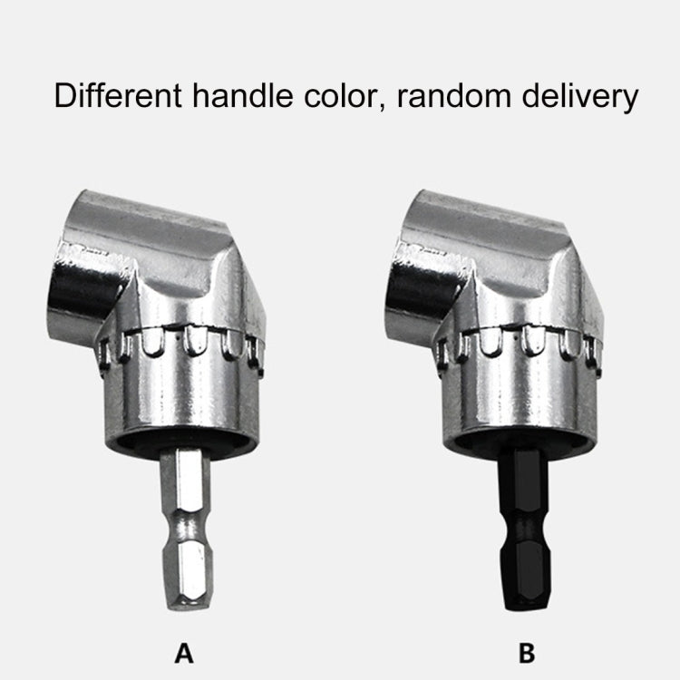 105 Degree Right Angle Drill Driver Bit Extension Power Drill Tool 7mm Hex Magnetic Power Screwdriver Socket Adaptor, Short Type, Long Type