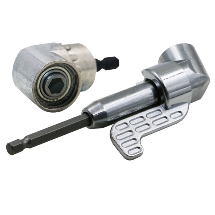 105 Degree Right Angle Drill Driver Bit Extension Power Drill Tool 7mm Hex Magnetic Power Screwdriver Socket Adaptor, Short Type, Long Type