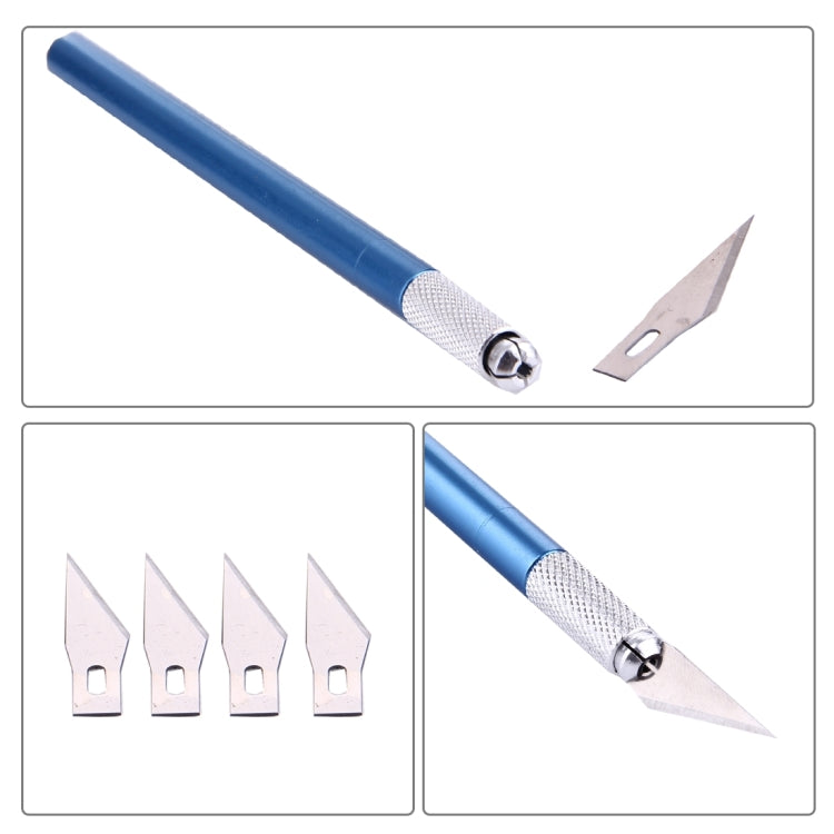 WLXY-9309 Metal Carving Knife Professional Mobile Phone Repair Tool with 6 Blades, WLXY-9309