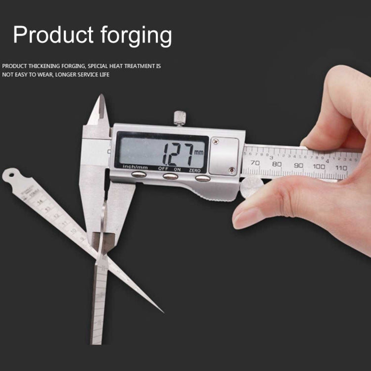 Wedge Feeler Gap 1-15mm Thin Stainless Steel Ruler Inspection Taper Gauge Metric Imperial Measure Tool, 1-15mm Thin Metric Imperial