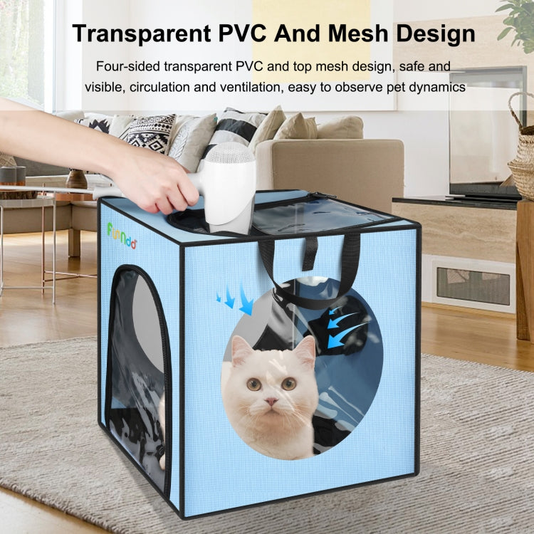 FUNADD Pet Bath Drying Box Portable Folding Dryer Cage, Suitable for Pets up to 5kg