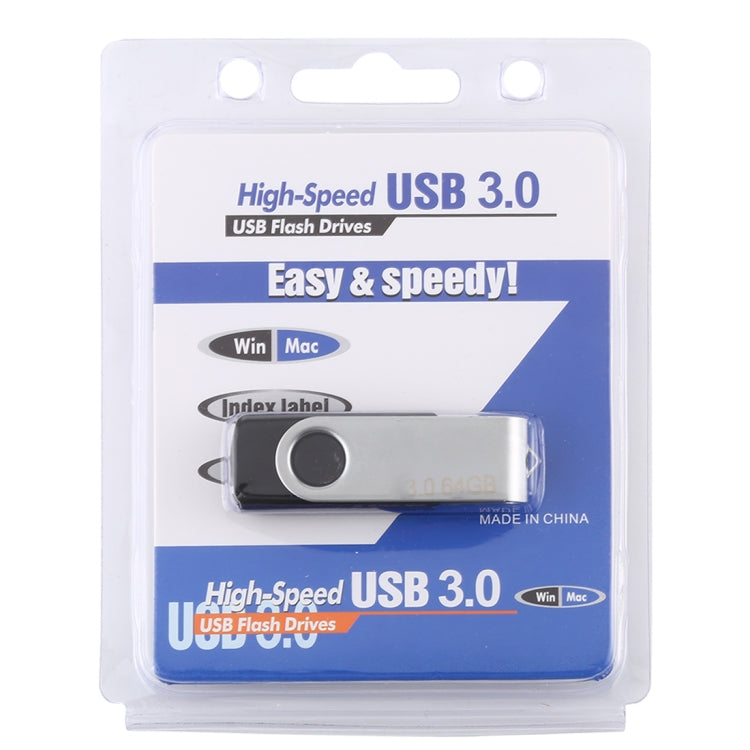 محرك أقراص فلاش USB 3.0 Twister سعة 64 جيجابايت، 64 جيجابايت، 64 جيجابايت (أبيض)
