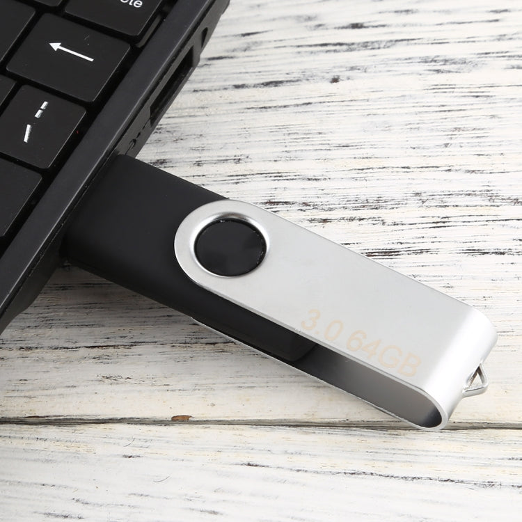 محرك أقراص فلاش USB 3.0 Twister سعة 64 جيجابايت، 64 جيجابايت، 64 جيجابايت (أبيض)