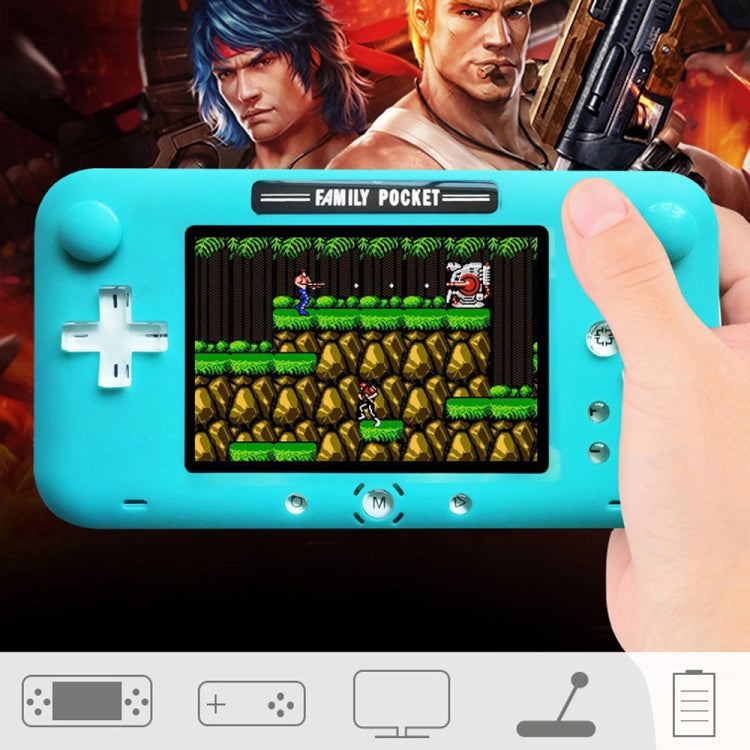 مشغل ألعاب محمول باليد RS-52FC PSP مقاس 4.0 بوصة، يدعم 208 لعبة كلاسيكية من NES