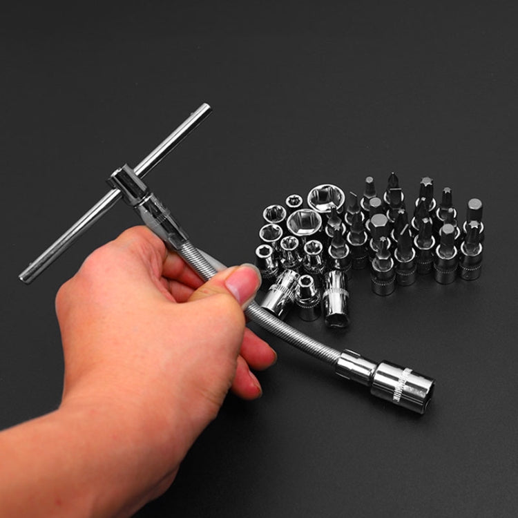53 In 1 Multi-function Car Repair Combination Toolbox Ratchet Wrench Set, 53 In 1