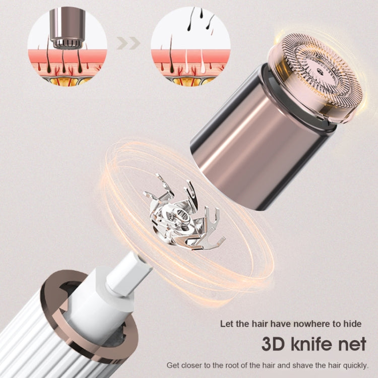 YJK098 Multi-function Portable Electric Eyebrow trimmer, YJK098(Black), YJK098(White), YJK098(Purple)