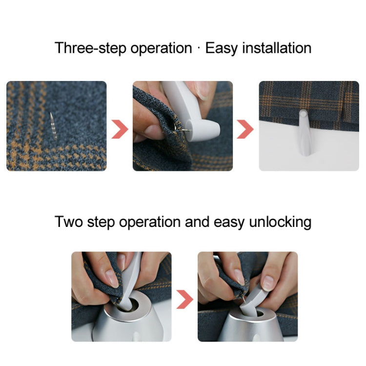 5pcs Supermarket Anti-theft Magnetic Buckle EAS Anti-theft Sound and Magnetic Button Label, Magnetic Button Label