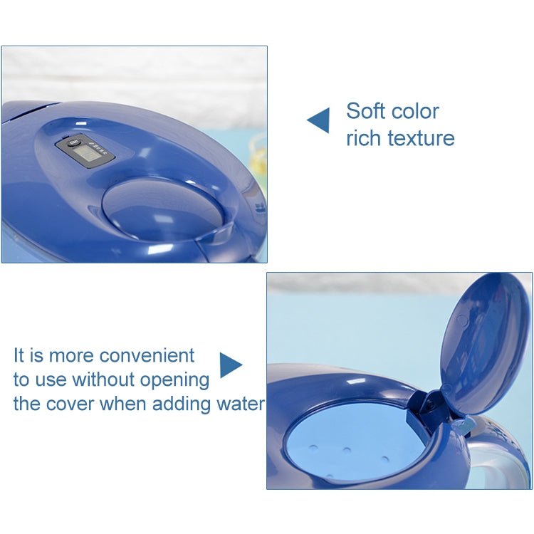 3.5L Activated Carbon Filter Kettle Water Filter with Filter Cartridge, 3.5L (Dark Blue), 3.5L(White)