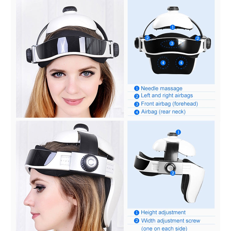 Electronic Air Pressure Head Massager, Relaxed Music Helmet Massager, US Plug, HC06285, HC06285EU, HC06285UK