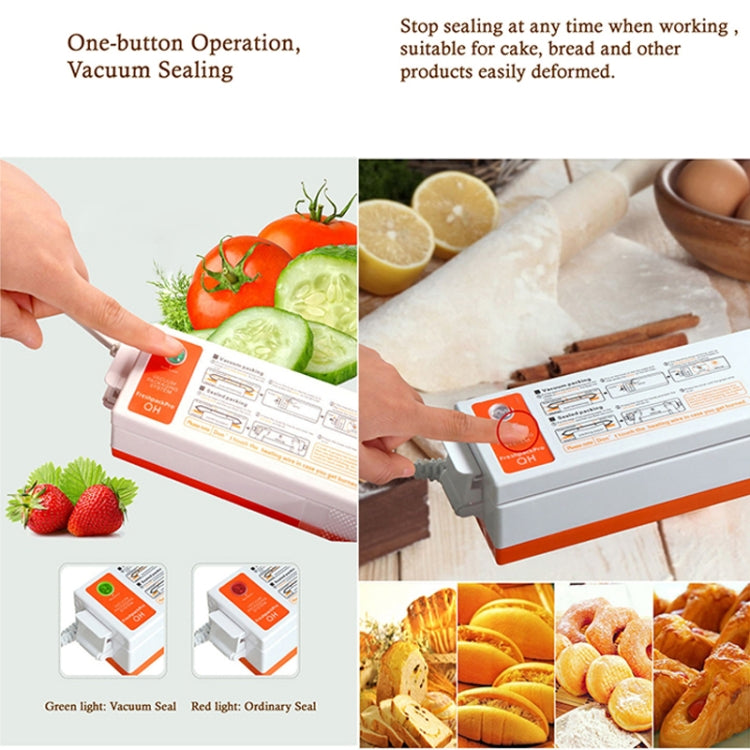 Sealing Film Roll Film PP Material Transparent Seal Film Cup, Vacuum Sealing Machine, EU Plug, US Plug
