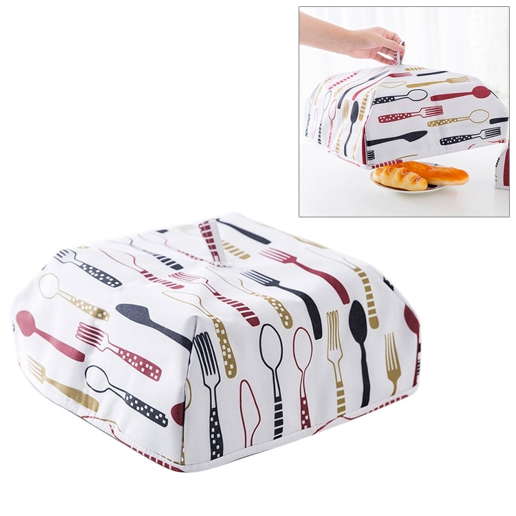 Foldable Thickened Aluminum Foil Food Heat Preservation Cover, Size: L (37 x 37 x 15cm), Size: L Red