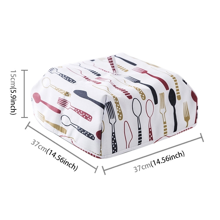 Foldable Thickened Aluminum Foil Food Heat Preservation Cover, Size: L (37 x 37 x 15cm), Size: L Red