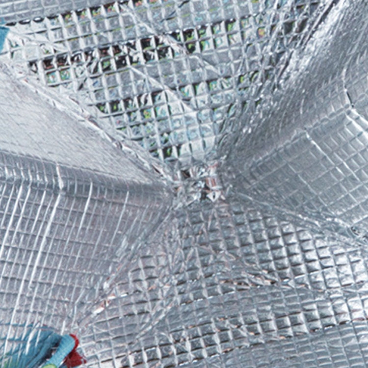 Foldable Thickened Aluminum Foil Food Heat Preservation Cover, Size: L (37 x 37 x 15cm), Size: L Red