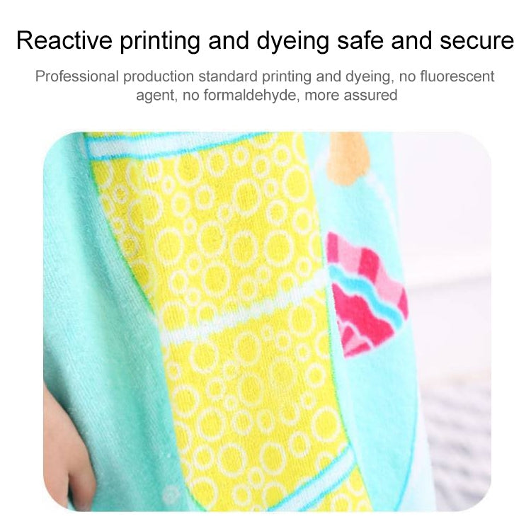 Children Beach Towel Hooded Cloak Kids Boy Girl Baby Bath Towel Absorbent Bathrobe Swim Clothes, Size: 60 x 120cm, Suitable for Height 1.2m or Less, HC1757A, HC1757B, HC1757C, HC1757D, HC1757E, HC1757F, HC1757G, HC1757H