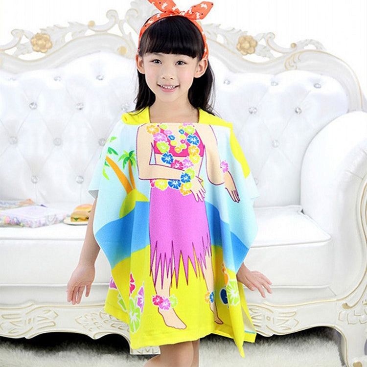 Children Beach Towel Hooded Cloak Kids Boy Girl Baby Bath Towel Absorbent Bathrobe Swim Clothes, Size: 60 x 120cm, Suitable for Height 1.2m or Less, HC1757A, HC1757B, HC1757C, HC1757D, HC1757E, HC1757F, HC1757G, HC1757H