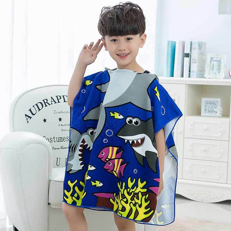 Children Beach Towel Hooded Cloak Kids Boy Girl Baby Bath Towel Absorbent Bathrobe Swim Clothes, Size: 60 x 120cm, Suitable for Height 1.2m or Less, HC1757A, HC1757B, HC1757C, HC1757D, HC1757E, HC1757F, HC1757G, HC1757H