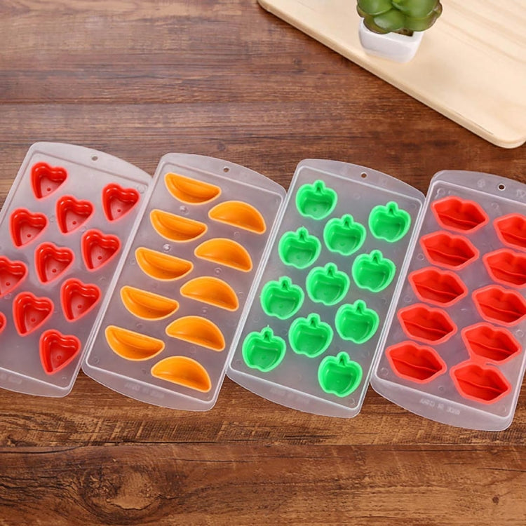 Lips Shaped Silicon Ice Cube Tray / Ice Mold, Lips Shaped