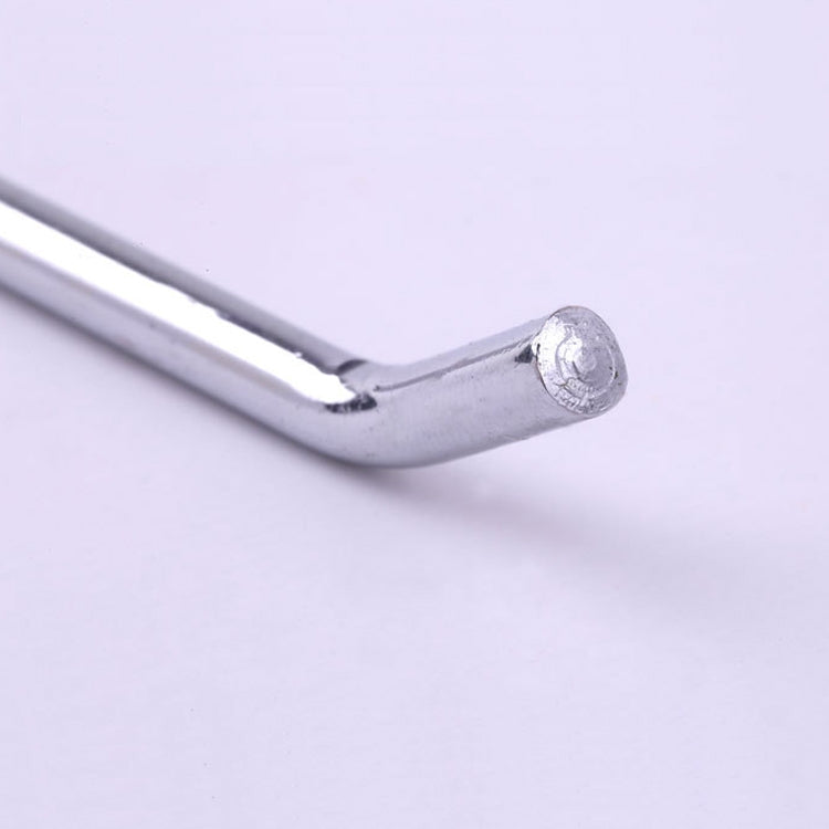 10pcs 3.5mm Supermarket Iron Grid Shelf Hook, Length: 5cm, 3.5mm 5cm
