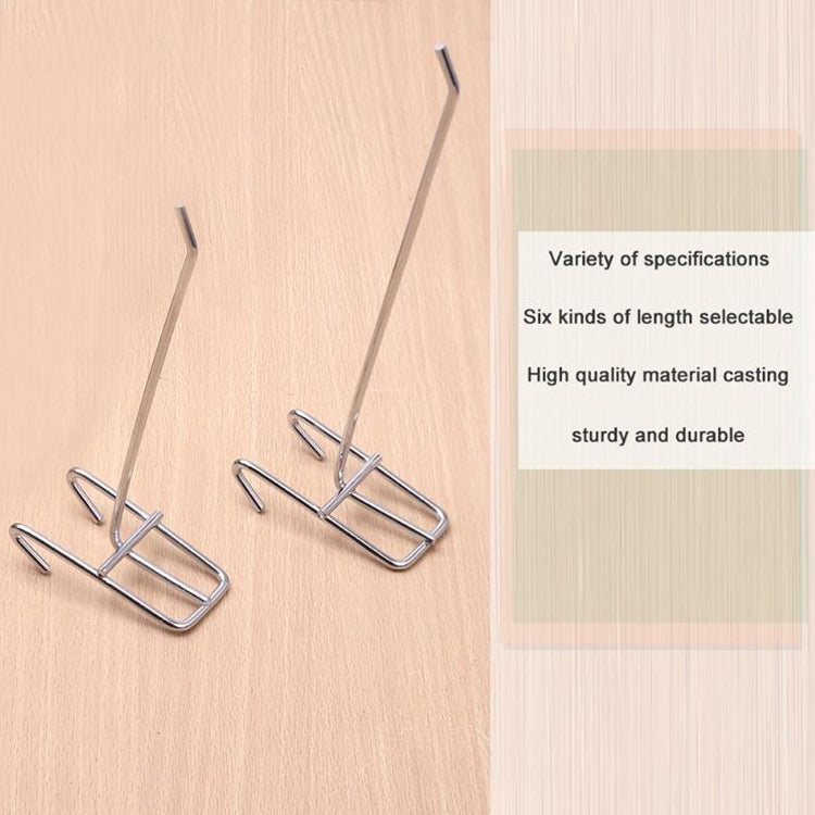 10pcs 3.5mm Supermarket Iron Grid Shelf Hook, Length: 5cm, 3.5mm 5cm