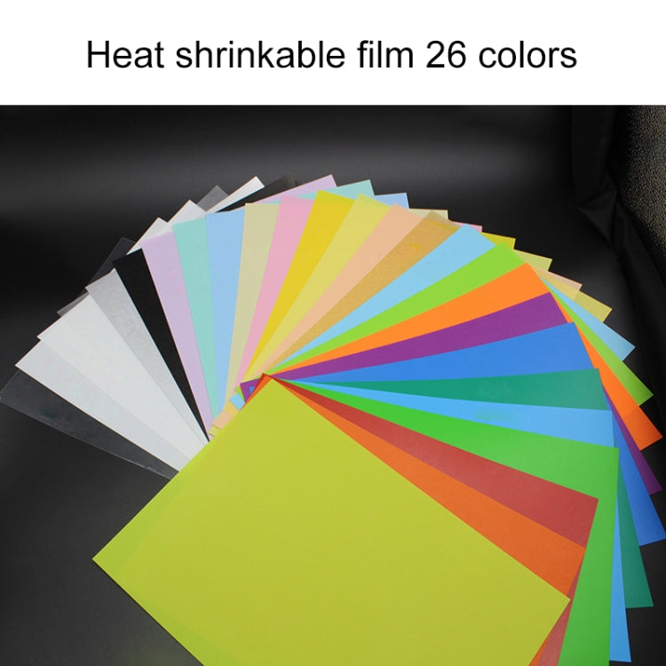 26 Colors in 1 Colorful Scrub Heat Shrink Film DIY Heat Shrink Film, DIY Heat Shrink Film (Colorful)