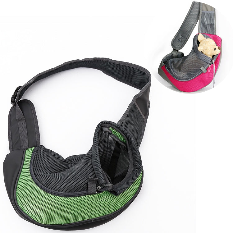 Dog and Cat Sling Carrier Hands Free Reversible Pet Papoose Bag, Size:Large, Size:Large